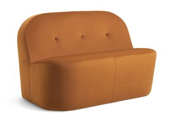 Habitat Jetson Velvet 2 Seater Tub Sofa - Burnt Orange, £230, 7128033
