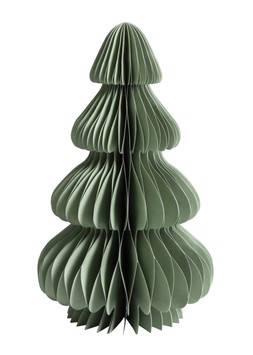 Habitat Large Green Paper Tree Decoration, £10, 7041244