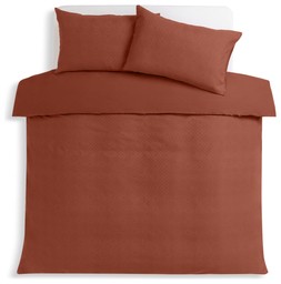 Habitat Luxe Jacquard Rust Bedding Set - Double, £35, 4529484