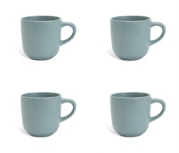 Habitat Matte Glaze Set of 4 Stoneware Mugs - Duck Egg, £8, 4704175