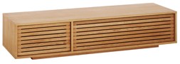 Habitat Max Slatted 2 Door TV Unit - Oak, £450, 3411610