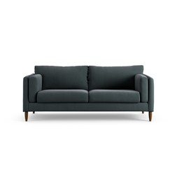Habitat Newington 3 Seater Chenile Charcoal Dark Leg
