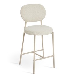 Habitat Orson Boucle Counter Bar Stool - White, £75, 5645446