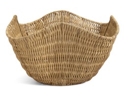 Habitat Rattan Wave Storage Basket - Natural, £16, 4883254