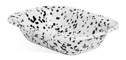 Habitat Splatter 24cm Enamel Pie Dish - White, £5.50, 4169112