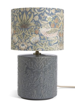 Habitat x Morris & Co Ceramic Lamp - Small, Strawberry Thief, £45, 4722786