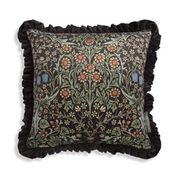 Habitat x Morris & Co Velvet Cushion - Blackthorn, £22, 4740098