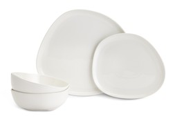 Habitat x Scion 12 Piece Stoneware Dinner Set - White, £45, 5253412