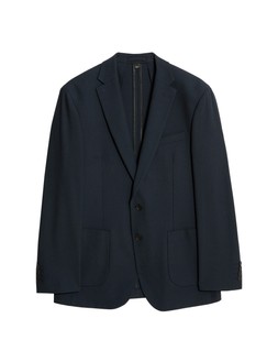 M&S Autograph Tailored Fit Performance Jacket, Navy, £110
