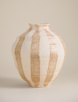 M&S Striped Ceramic Vase £29.50