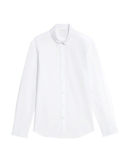 Autograph Slim Fit Cotton Stretch 360 Flex Shirt £40 White