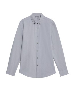 Autograph Slim Fit Cotton Stretch 360 Flex Shirt £40 Grey