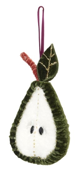 M&S Felt Pear Decoration £5