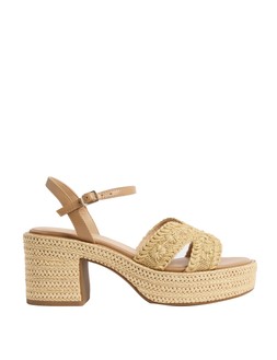 M&S NATURAL RAFFIA PLATFORM £55