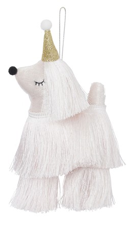 M&S Pink Poodle Decoration £5