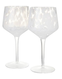 M&S Set of 2 Speckled Wine Glasses £15